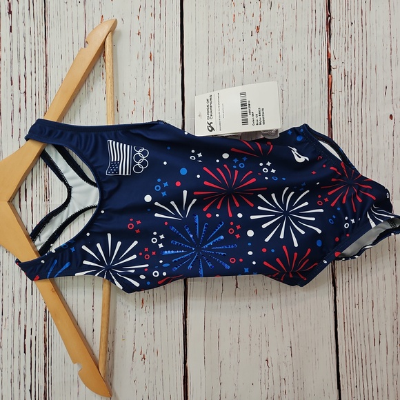 NWT Girls Child Small GK Elite Team USA Leotard - Picture 5 of 16